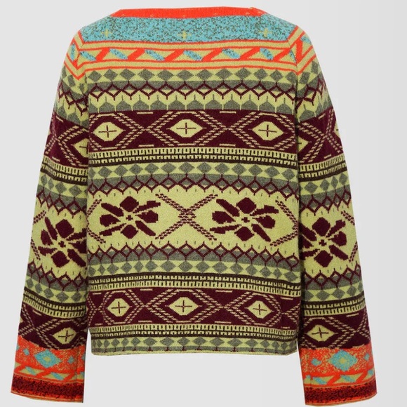 Tribal Pattern Soft Sweater. - Picture 2 of 8